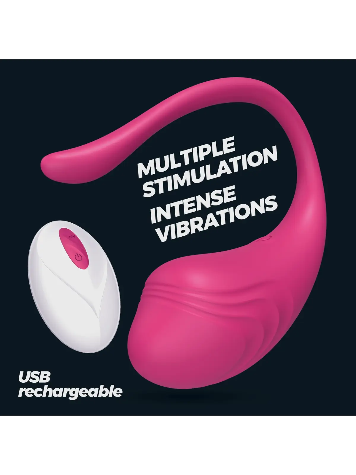 OVO VIBRATÓRIO RECARREGÁVEL COM COMANDO TAMAGO CRUSHIOUS ROSA