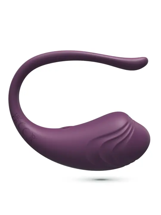 OVO VIBRATÓRIO RECARREGÁVEL COM COMANDO TAMAGO CRUSHIOUS ROXO