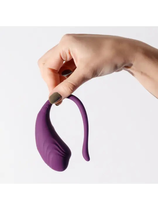 OVO VIBRATÓRIO RECARREGÁVEL COM COMANDO TAMAGO CRUSHIOUS ROXO