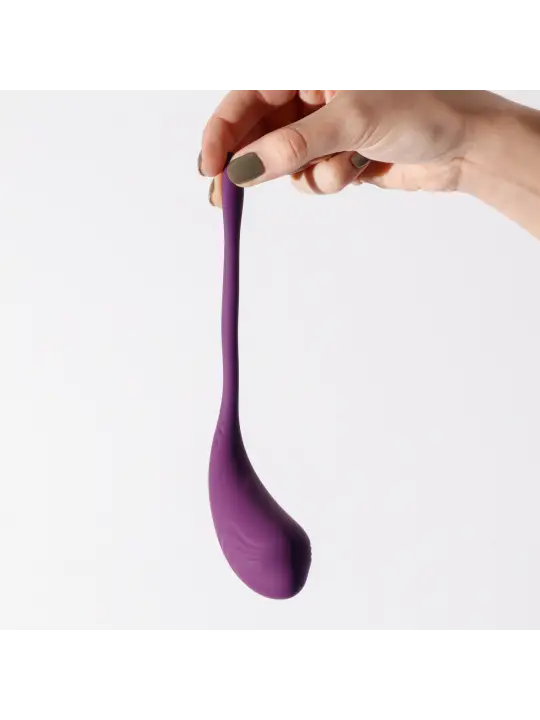 OVO VIBRATÓRIO RECARREGÁVEL COM COMANDO TAMAGO CRUSHIOUS ROXO