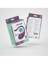 OVO VIBRATÓRIO RECARREGÁVEL COM COMANDO TAMAGO CRUSHIOUS ROXO