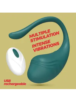 OVO VIBRATÓRIO RECARREGÁVEL COM COMANDO TAMAGO CRUSHIOUS ESMERALDA