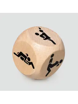 DADO DE MADEIRA COM POSIÇÕES CRUSHIOUS