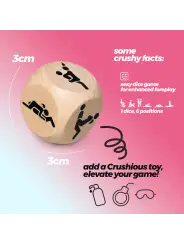 DADO DE MADEIRA COM POSIÇÕES CRUSHIOUS