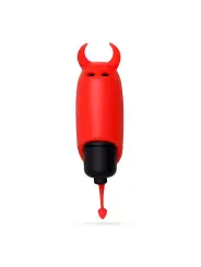 O-PET DIABO COM BALA DE 10 VIBRAÇÕES VERMELHO CRUSHIOUS