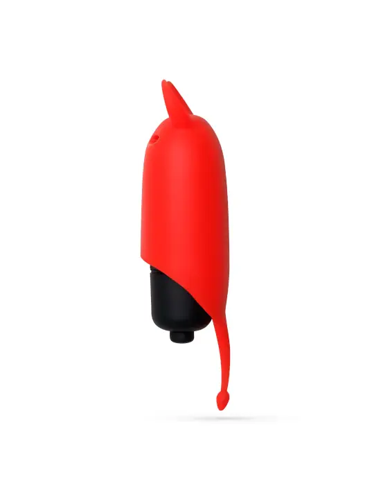 O-PET DIABO COM BALA DE 10 VIBRAÇÕES VERMELHO CRUSHIOUS