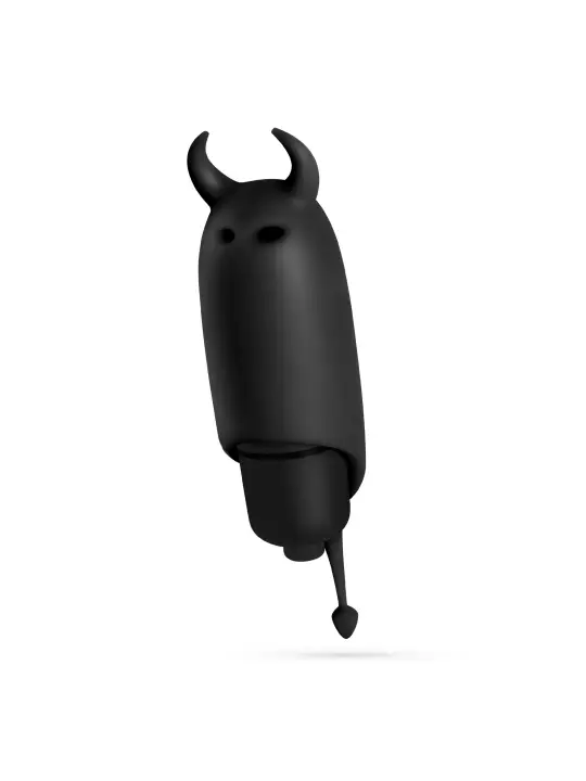 O-PET DIABO COM BALA DE 10 VIBRAÇÕES PRETO CRUSHIOUS