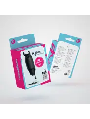 O-PET DIABO COM BALA DE 10 VIBRAÇÕES PRETO CRUSHIOUS