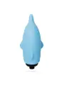 O-PET GOLFINHO COM BALA DE 10 VIBRAÇÕES AZUL CRUSHIOUS