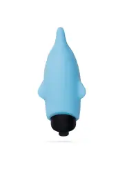 O-PET GOLFINHO COM BALA DE 10 VIBRAÇÕES AZUL CRUSHIOUS