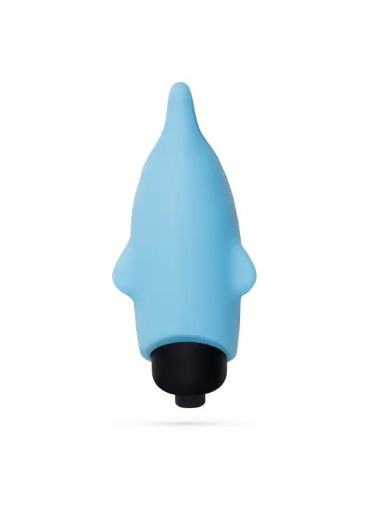 O-PET GOLFINHO COM BALA DE 10 VIBRAÇÕES AZUL CRUSHIOUS