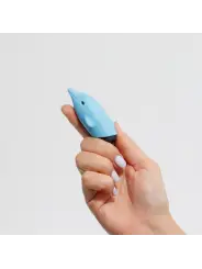 O-PET GOLFINHO COM BALA DE 10 VIBRAÇÕES AZUL CRUSHIOUS