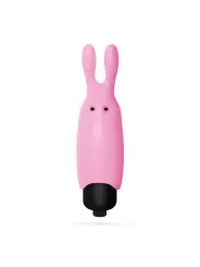 O-PET COELHO COM BALA DE 10 VIBRAÇÕES ROSA PASTEL CRUSHIOUS