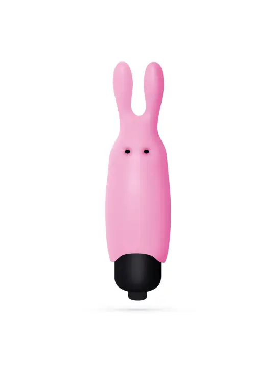O-PET COELHO COM BALA DE 10 VIBRAÇÕES ROSA PASTEL CRUSHIOUS