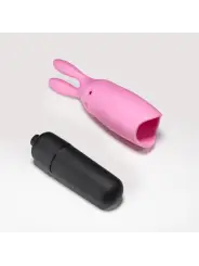 O-PET COELHO COM BALA DE 10 VIBRAÇÕES ROSA PASTEL CRUSHIOUS