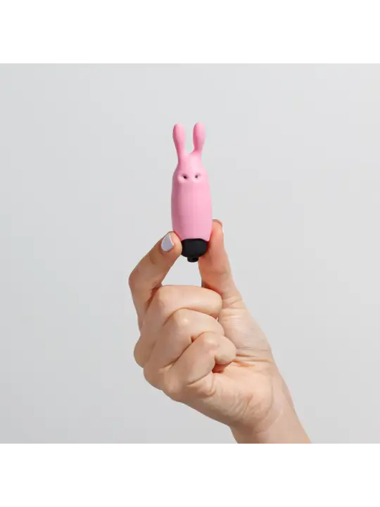O-PET COELHO COM BALA DE 10 VIBRAÇÕES ROSA PASTEL CRUSHIOUS