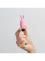 O-PET COELHO COM BALA DE 10 VIBRAÇÕES ROSA PASTEL CRUSHIOUS