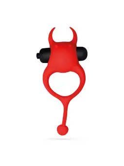 DAEMON ANEL PARA O PÉNIS COM VIBRAÇÃO VERMELHO CRUSHIOUS