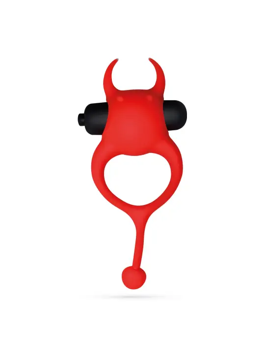 DAEMON ANEL PARA O PÉNIS COM VIBRAÇÃO VERMELHO CRUSHIOUS