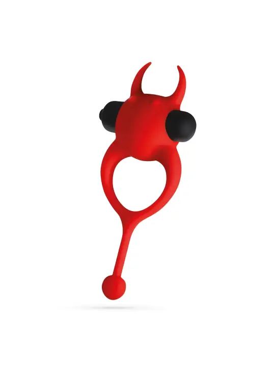 DAEMON ANEL PARA O PÉNIS COM VIBRAÇÃO VERMELHO CRUSHIOUS