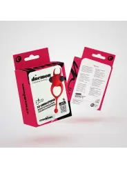 DAEMON ANEL PARA O PÉNIS COM VIBRAÇÃO VERMELHO CRUSHIOUS