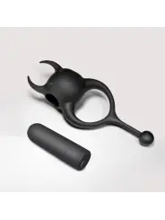 DAEMON ANEL PARA O PÉNIS COM BALA RECARREGÁVEL PRETO CRUSHIOUS