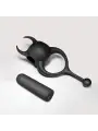 DAEMON ANEL PARA O PÉNIS COM BALA RECARREGÁVEL PRETO CRUSHIOUS