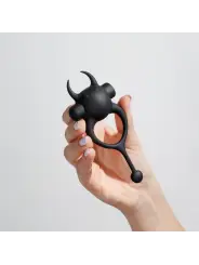 DAEMON ANEL PARA O PÉNIS COM BALA RECARREGÁVEL PRETO CRUSHIOUS