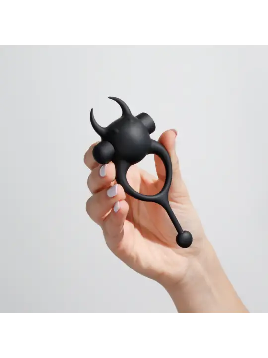 DAEMON ANEL PARA O PÉNIS COM BALA RECARREGÁVEL PRETO CRUSHIOUS