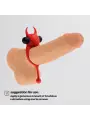 DAEMON ANEL PARA O PÉNIS COM VIBRAÇÃO VERMELHO CRUSHIOUS