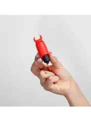 O-PET DIABO COM BALA DE 10 VIBRAÇÕES VERMELHO CRUSHIOUS