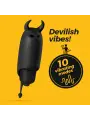 O-PET DIABO COM BALA DE 10 VIBRAÇÕES PRETO CRUSHIOUS
