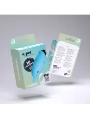 O-PET GOLFINHO COM BALA DE 10 VIBRAÇÕES AZUL CRUSHIOUS