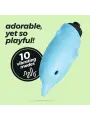O-PET GOLFINHO COM BALA DE 10 VIBRAÇÕES AZUL CRUSHIOUS