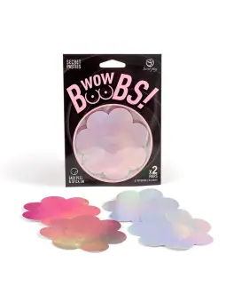 TAPA MAMILOS EM FORMA DE FLOR WOW BOOBS! SECRET PLAY