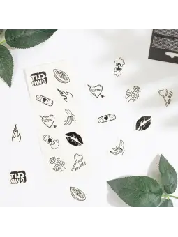 CONJUNTO DE 10 TATUAGENS TEMPORÁRIAS - CANDY COLLECTION CHIC TATTOO SECRET PLAY