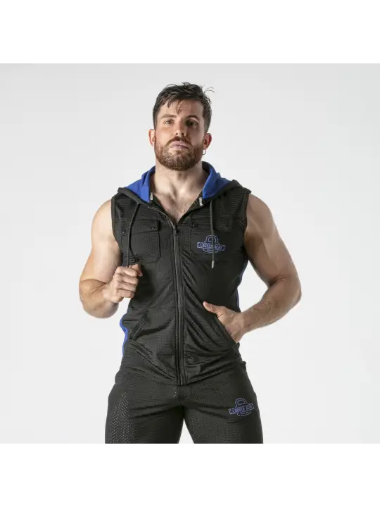 COLETE HOODY AZUL LOCKER GEAR