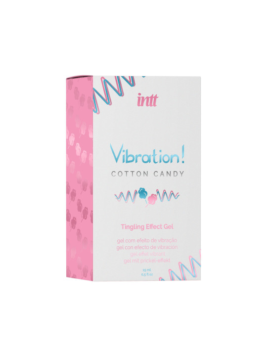 VIBRADOR LÍQUIDO ALGODÃO DOCE 15ML INTT