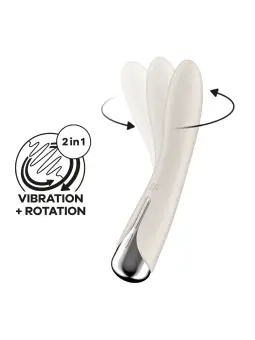 VIBRADOR SPINNING VIBE 1 BEGE SATISFYER