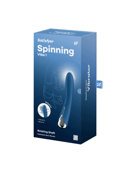 VIBRADOR SPINNING VIBE 1 AZUL SATISFYER
