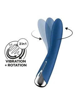 VIBRADOR SPINNING VIBE 1 AZUL SATISFYER