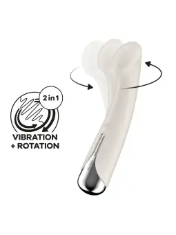 VIBRADOR SPINNING G-SPOT 1 BEGE SATISFYER