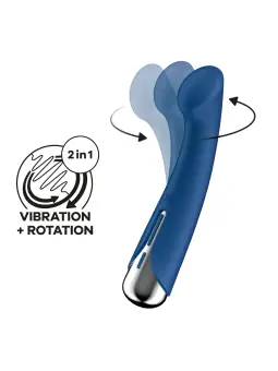 VIBRADOR SPINNING G-SPOT 1 AZUL SATISFYER