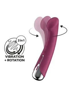 VIBRADOR SPINNING G-SPOT 1 VERMELHO SATISFYER