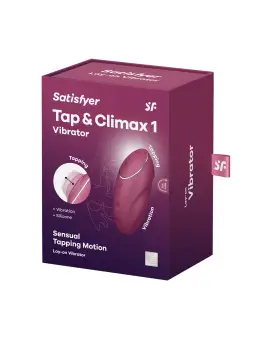 ESTIMULADOR TAP & CLIMAX 1 VERMELHO SATISFYER