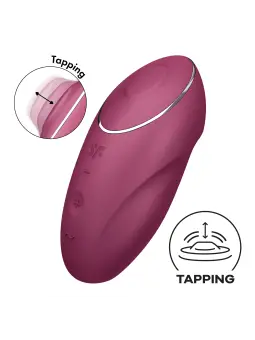 ESTIMULADOR TAP & CLIMAX 1 VERMELHO SATISFYER