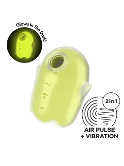 ESTIMULADOR GLOWING GHOST AMARELO SATISFYER