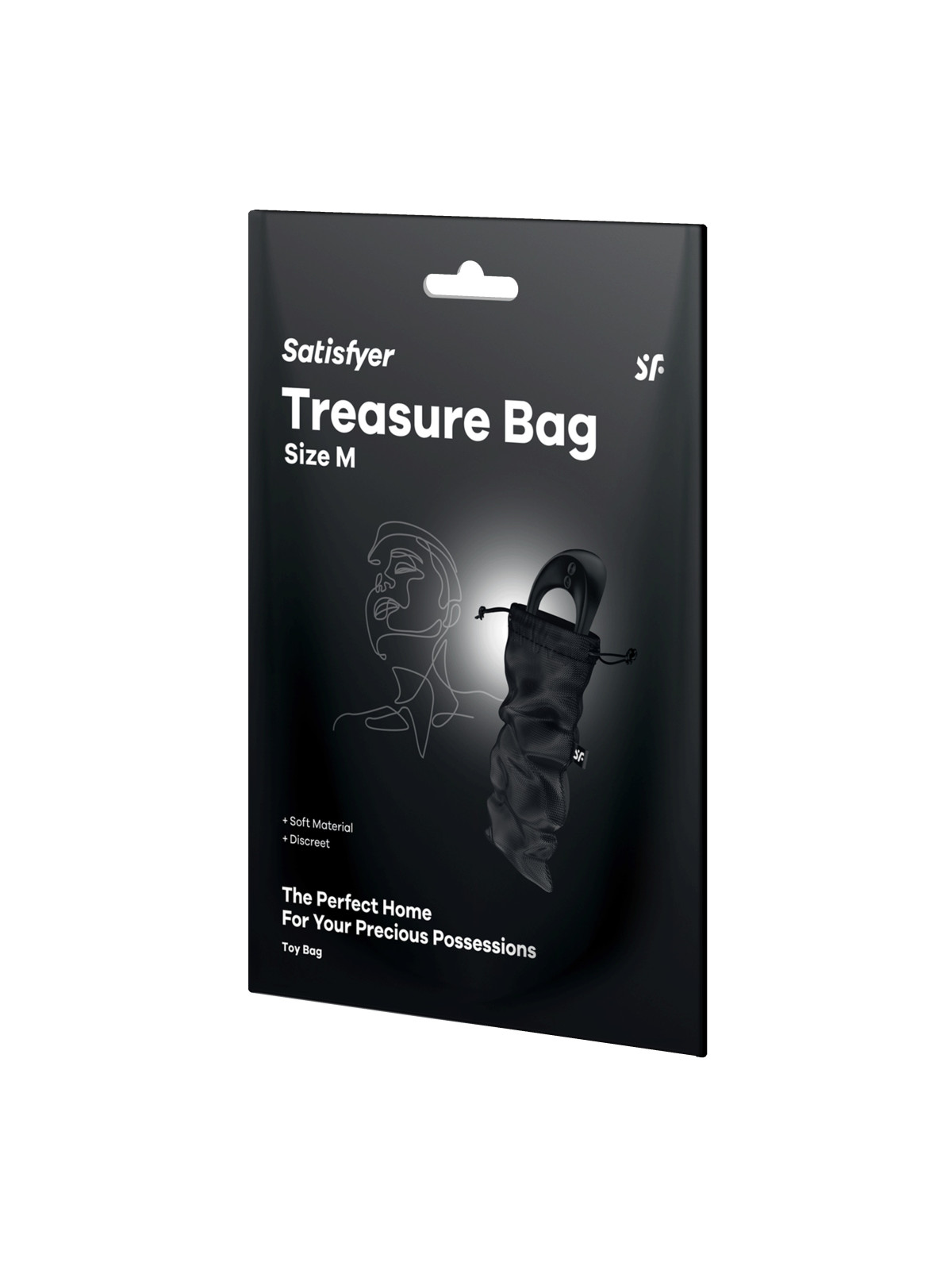 BOLSA TREASURE BAG M PRETA SATISFYER