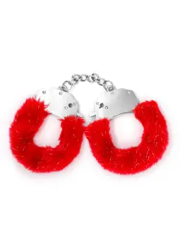 SPANGLE ALGEMAS METÁLICAS COM PELÚCIA VERMELHA CRUSHIOUS