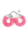 SPANGLE ALGEMAS METÁLICAS COM PELÚCIA ROSA CRUSHIOUS
